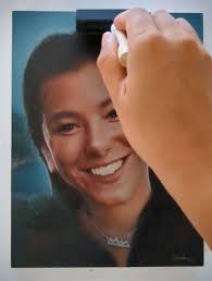 Finished up a really special commission this week 💕 Rest in peace to  Holly, I'm honored to have immortalalized you in oils and I am sending so  much love and healing to your family ♥️, ., ., ., ...