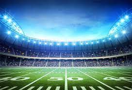 Football Field Stadium Green Grass Lights Photography Backdrop Lv 239 Stadium Wallpaper Football Stadium Wallpaper Football Stadiums
