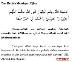 Doa Ketika Mendapat Ujian Kata Kata Indah Doa Sembahyang