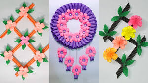 How to make your own wall hanging. Ideas On Mind On Twitter Wallmate Paper Wallmate Paper Wall Hangings Wall Hanging Craft Ideas Paper Flowers Origami Flower Full Video Https T Co Sfzta4bxaq Wallmate Ideasonmind Craft Paperwallmate Diy Origami Wallart Homedecor