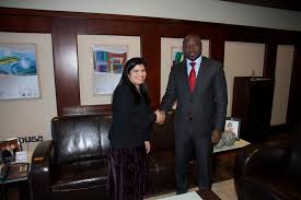 CTBTO Executive Secretary Lassina Zerbo with Princess Suma…