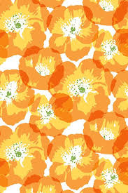 colorful fabrics digitally printed by spoonflower big poppies orange orange wallpaper flower wallpaper prints