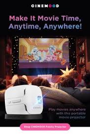 This compact smart mini projector allows you to access popular streaming platforms and comes loaded with 120 hours of kid set up an impromptu movie theater in your backyard with the inflatable jumbo screen. 10 Cinemood Portable Movie Theater Ideas Movie Theater Portable Projector Big Screen