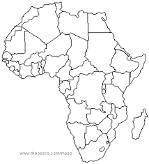 The vegetation in the region bordering the mediterranean sea, the vegetation is termed mediterranean forest, which is characterised by orange groves, olive trees, evergreen oaks, pines, myrtles, and the like. Map Of Africa Africa Blank Map