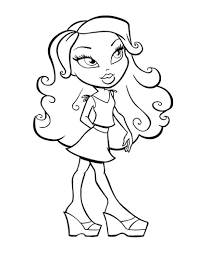 The 4 original dolls are cloe, jade, sasha and yasmin. Coloring Jade Bratz Coloring Page Bratz Coloring Pages Cartoon Coloring Pages Princess Coloring Pages Mermaid Coloring Pages