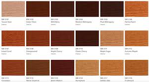 Sherwin Williams Wood Classics Interior Wood Stain Color