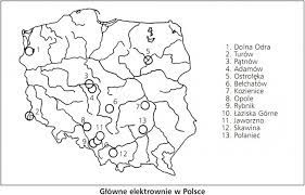 Właśnie wówczas odkryto w rejonie wsi piaski pokłady węgla brunatnego. Rozmieszczenie Elektrowni W Polsce Geografia Opracowania Pl