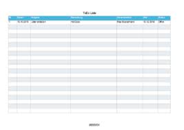 Das programm excel ist ein hilfreiches tool in den die angebotenen vorlagen enthalten beispiele für die richtige anwendung und erleichtern so dem nutzer. To Do Liste Excel Vorlage Zum Herunterladen