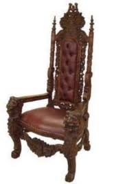 Carved Mahogany Hand Carved Lion Head Gothic Throne King S Chair Traditional Chairs King Chair Mahogany