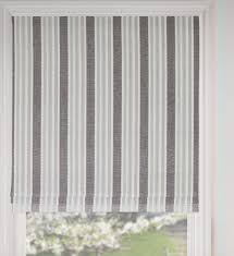 Black And White Roman Shades Modern Farmhouse Roman Shades Custom Black White Ticking Striped Shade Cordless Blue White Stripes Ki Farmhouse Roman Shades Modern Roman Shades Kitchen Shades
