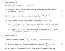 Ib Exam Spring 2017 Mr Urbanc S Classroom