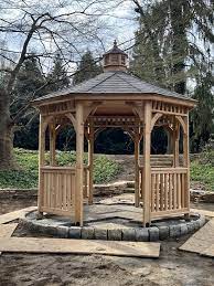 Octagon Wood Gazebo from DutchCrafters Amish Furniture