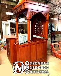 Model Mimbar Masjid Jati Podium Minimalis Ukiran Kaligrafi Jepara Harga Terjangkau Mimbarokah Jati Furniture Ukir Mebel Jepara Di 2020 Mebel Ukiran Desain