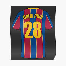 Riqui puig, who ran the show from . Poster Trikotnummer Redbubble