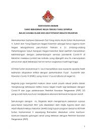 Yang dipertuan agong ydpa ke 15. Golongan Terjejas Pkp Bakal Menerima Bantuan Sebanyak Rm1 Juta Setelah Diperkenan Sultan Muhammad V Netizen Malaya