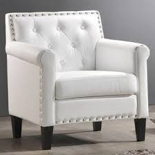 Baxton Studio Thalassa Arm Chair Kohls White Armchair Furniture Living Room Chairs