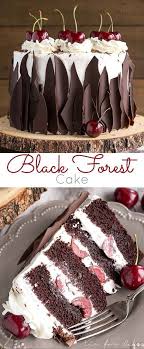 Black Forest Cake Cake Recipes Desserts Rich Chocolate Cake