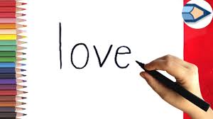 Love is an illusion average. Turn Love Into A Cartoon Hoe Teken Je Een Cartoon Van Het Woord Love Youtube