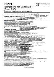 2020 federal printable income tax forms 775 pdfs. Instructions For Schedule F Form 990 2011 Printable Pdf Download