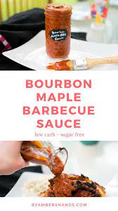 Bourbon Maple Keto Barbecue Sauce Easy And Completely Sugar Free Recipe Keto Bbq Sauce Barbecue Sauce Recipes Sugar Free Barbecue Sauce