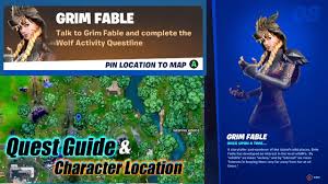 Fortnite How to Complete the 'Grim Fable' Wolf Activity - Quests &  Locations Guide - YouTube