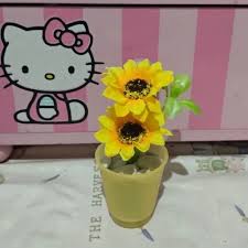 Kumpulan vividcraft 1 pc aksesoris bunga matahari kreatif bolpoin. Jual Tempelan Kulkas Bunga Matahari Dalam Pot Kab Bekasi Miracless Tokopedia