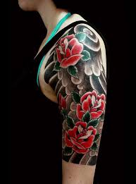 Sleeves tattoos sleeve arm arms tattooed skull gypsy black. 121 Traditional Modern Rose Tattoos And Designs