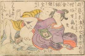 ねっとりと吸いつく口元や、乳首にまで絡んだ触手！春画が描く自由な性表現 | 春画コレクション 絵師が描くエロスとユーモア 第5回 – PICTURES