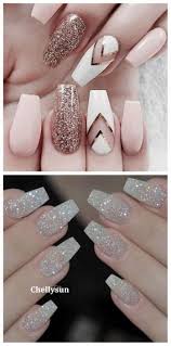 Coffin Black And Clear Acrylic Nails 65 Trendy Ideas For Nails Gel Acrylic Ideas Black White Trendy Nails Short Coffin Nails Diy Nails
