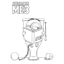 Mewarnai Oyeye Kleurplaat Minion Dave