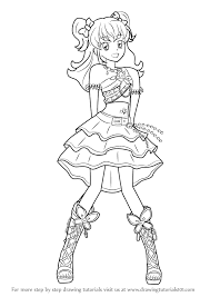 When hikari was very little she and her father likes pro wrestling and hikari becomes really good at it at a young age. Learn How To Draw Hikari Minowa From Aikatsu Aikatsu Step By Step Drawing Tutorials