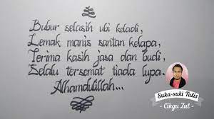 We did not find results for: Suka Suki Tulis Pantun Terima Kasih Youtube