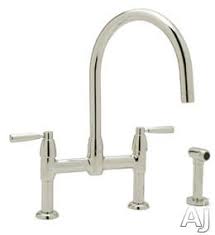 bridge kitchen faucet with sidespray