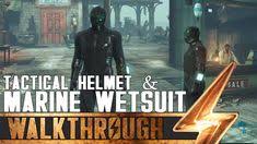 Fallout 4 Far Harbor Dlc Marine Wetsuit Tactical Helmet Location Guide Tactical Helmet Tactical Marine