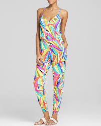 Trina Turk Viva La Vida Jumpsuit Swim Cover Up Women Bloomingdale S Trina Turk Jumpsuit Swim Cover