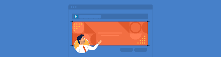 Blue and white abstract technology linkedin banner. Linkedin Banner Ideas To Make Your Profile Stand Out