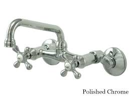The hose extends and retracts without friction points, fed by gravity. Wall Mount Kitchen Faucet Spray Kitchen Wall Decor
