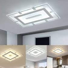 All things considered, led lights are the best for the kitchen ceiling. Square Led Ceiling Light Flush Mount Kitchen Bedroom Down Lighting Fixture Lamp Ebay