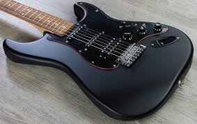 Matte Black Acoustic Electric Guitar Matte Black Strat Google Search Matte Black Guitar Electric Guitar