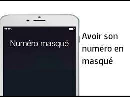 Mettre Son Numero En Masque Sur Iphone Youtube