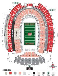 ohio stadium seating ohio state football buckeyes ohio