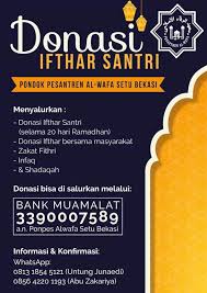 Di sini santrinya tidak hanya diajarkan tentang pendidikan agama dan pengetahuan modern, tetapi dibarengi juga dengan mengembangkan jiwa kepemimpinan (leadership), sehingga lulusan dari pesantren ini nantinya. A Post By Pesantren Al Wafa Boarding School On April 29