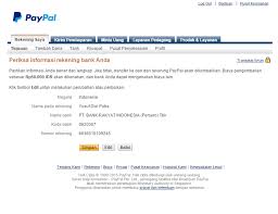 Jika tampilan pertama yang muncul adalah menggunakan bahasa inggris, maka anda dapat menggantinya itulah tadi informasi lengkap tentang cara membuat account paypal dengan rekening bank dan verifikasinya. Cara Verifikasi Paypal Dengan Bank Bri Sun Go Blog