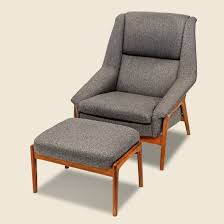 Wooden Dux Chair Ottoman