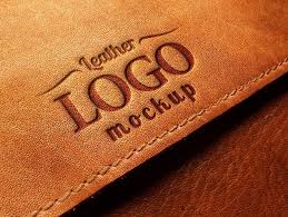 Embossed Leather Logo Mockup Psd Free Logo Mockup Psd Logo Mockup Logo Mockups Psd