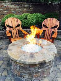 Adirondack style chair offers a comfortable rest area for scenic viewing. Buy Custom Skull Adirondack Chair Made To Order From Carolina Wood Designs Custommade Com