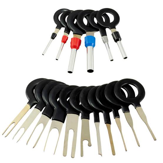 18tlg. Entriegelungswerkzeug Set KFZ Stecker Auspinwerkzeug ISO Pin Lösewerkzeug