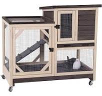 aivituvin Large Indoor Rabbit Hutch with Pull out Tray (No Wire Mesh on the  Tray) XZ7001 - The Home Depot