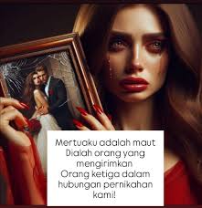 Anita menatap kosong ke luar jendela, cahaya bulan menyinari wajahnya yang  basah oleh air mata. Adam perlahan mendekat dan duduk di sisi ra njang,  mencoba menyentuh tangan Anita yang dingin. Anita menarik