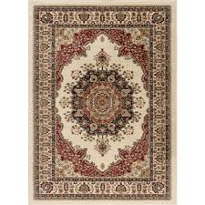 Tayse Rugs Sensation Red 11 Ft X 15 Ft Transitional Area Rug Sns4700 11x15 The Home Depot Wool Area Rugs Traditional Area Rugs Oriental Area Rugs